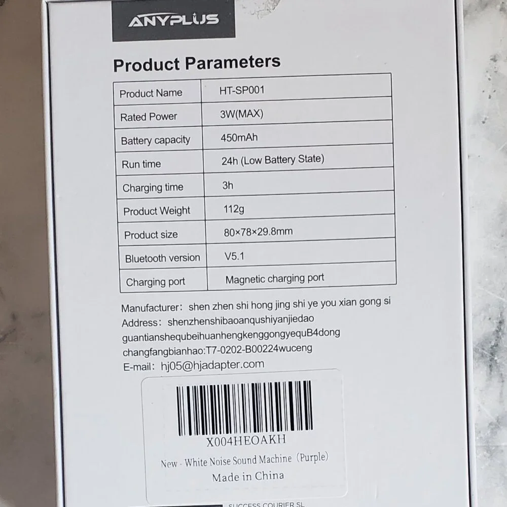 NEW Sound White Noise Machine Portable 2 in 1 Bluetooth Speaker - Picture 9 of 13